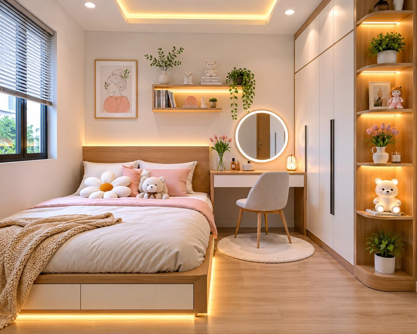 Nội thất phòng ngủ nhỏ đẹp